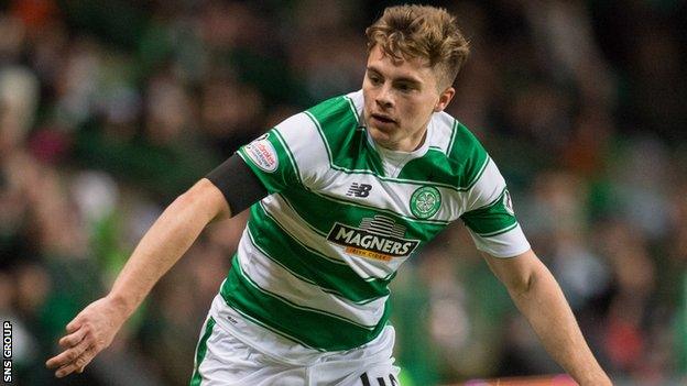 Celtic winger James Forrest