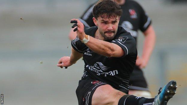 Former Munster player Bill Johnston kicked impressively from Ulster