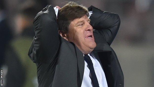 Mexico manager Miguel Herrera