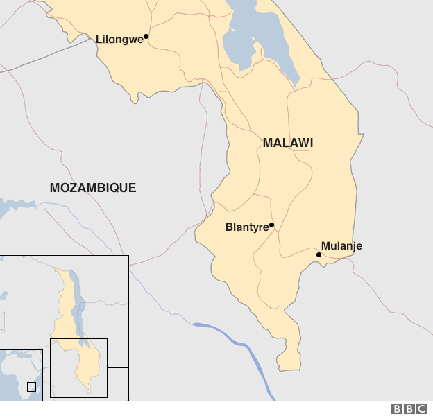 Map of Malawi