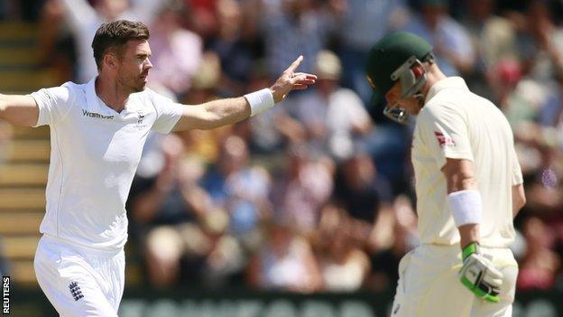 James Anderson dismisses Brad Haddin