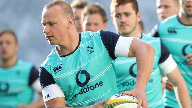 Luke Marshall won the last of his six caps for Ireland in June 2014 against Argentina