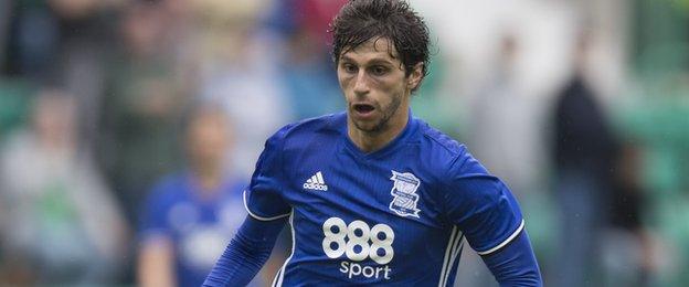 Birmingham City midfielder Diego Fabbrini