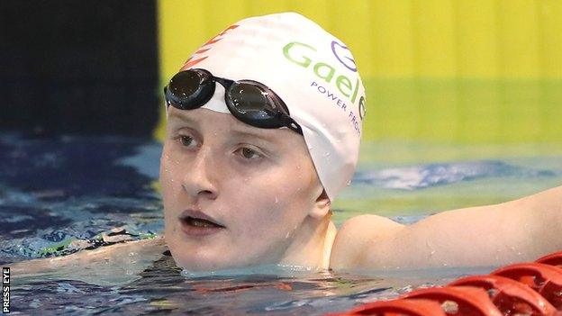 Danielle Hill will compete in two swimming semi-finals on day two of competition