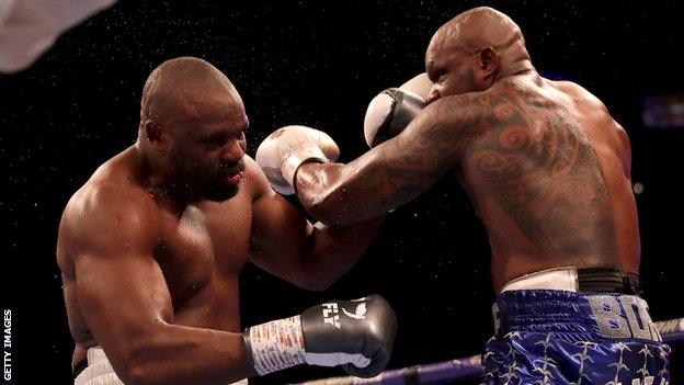 A left hand from Whyte in the 11th round sent Chisora down heavily