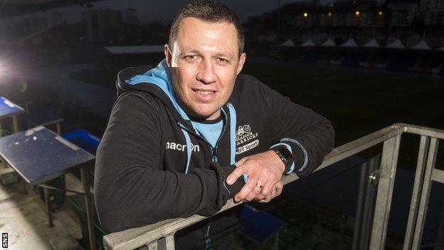 Glasgow Warriors coach Matt Taylor