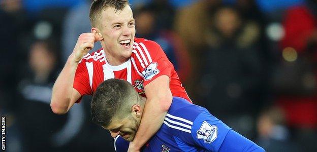 James Ward-Prowse and Fraser Forster