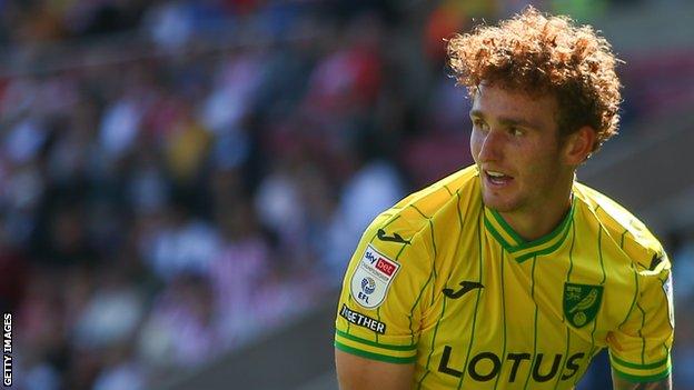 Norwich City striker Josh Sargent