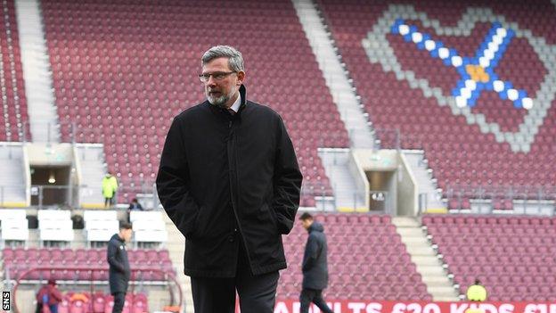 Hearts manager Craig Levein