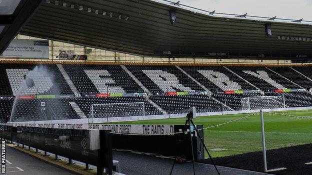 Pride Park, home of Derby County