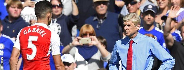 Gabriel Paulista and Arsene Wenger