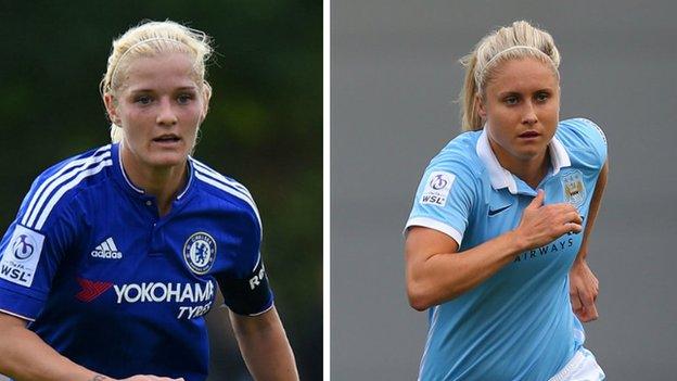 Katie Chapman and Steph Houghton