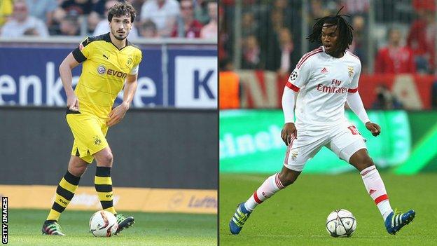 Mats Hummels and Renato Sanches