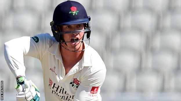 Lancashire's Keaton Jennings