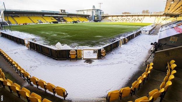 Livingston's game with Aberdeen little more than a week ago was called off