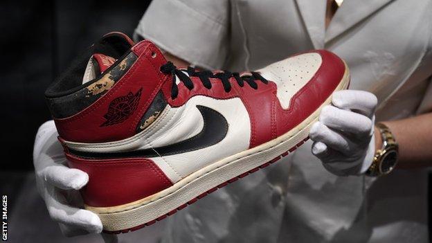 Air Jordan 1s for sale at Christies