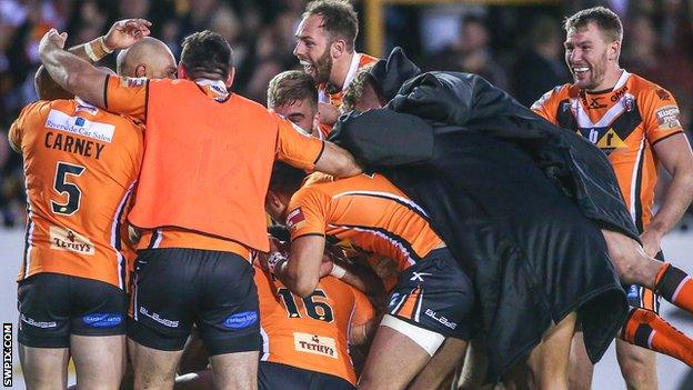 Castleford celebrate