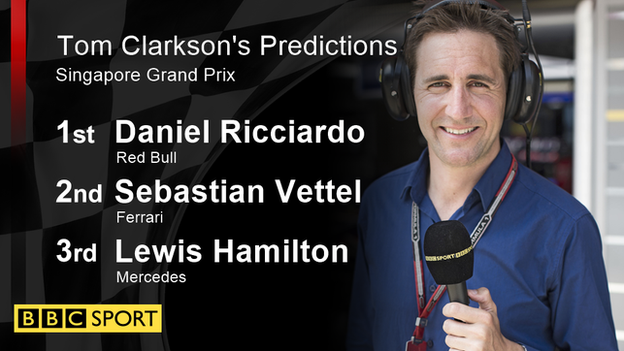 Tom Clarkson's Predictions for Singapore Grand Prix