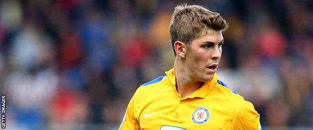 Eintracht Braunschweig forward Emil Berggreen,