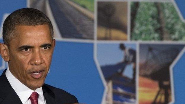 US President Barack Obama speaks following a forum with regional and US business leaders in Dar Es Salaam, Tanzania, 1 July 2013