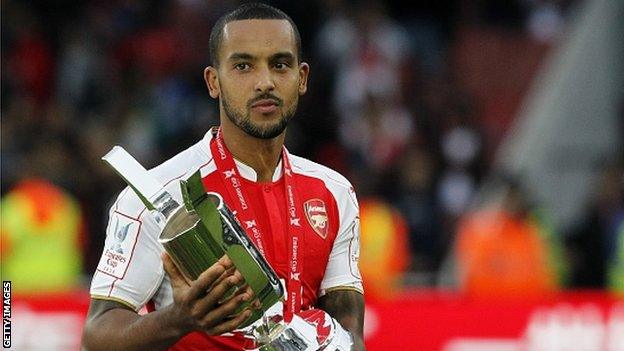 Arsenal forward Theo Walcott