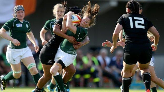 Grace Davitt was part of the Ireland team which beat New Zealand and reached the semi-finals of the 2014 Rugby World Cup