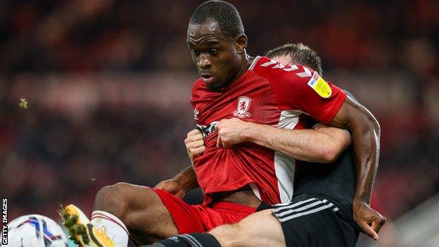 Uche Ikpeazu scored in his most recent appearance for Middlesbrough, the FA Cup win at Mansfield earlier this month