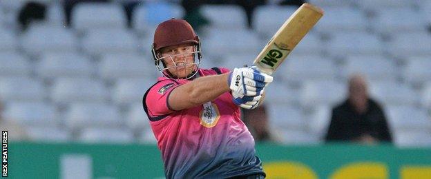 Northamptonshire batsman Richard Levi