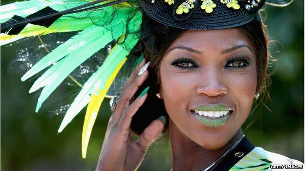 Lystra Adams attends Ladies Day on day 3 of Royal Ascot at Ascot Racecourse on June 18, 2015 in Ascot, England