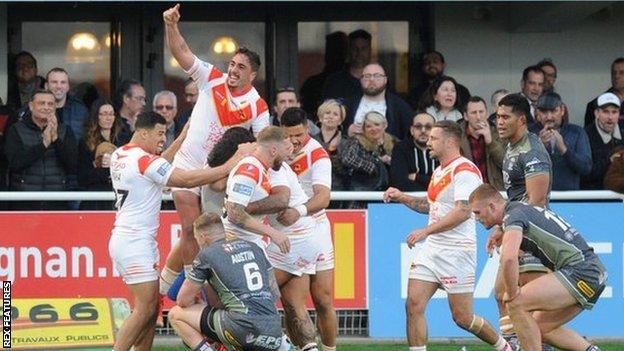 Catalans celebrated their second home win this season