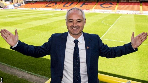 Dundee United manager Ray McKinnon