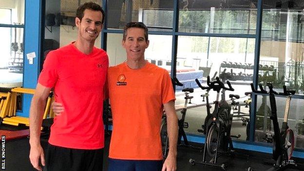 Andy Murray and Bill Knowles