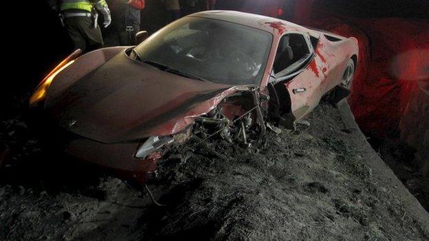 Arturo Vidal's Ferrari