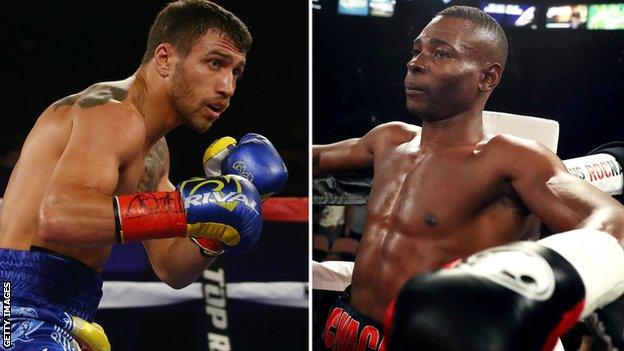 Vasyl Lomachenko and Guillermo Rigondeaux