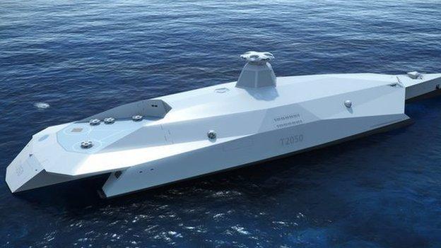 External image of a 2050 warship