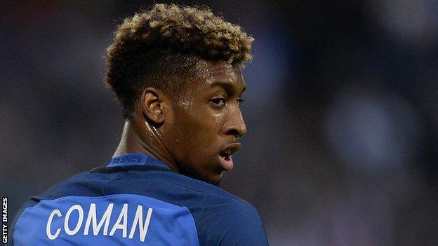 France winger Kingsley Coman