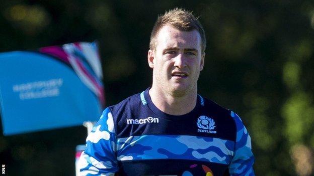 Glasgow Warriors and Scotland full-back Stuart Hogg