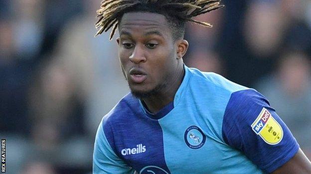 Rolando Aarons in action for Wycombe