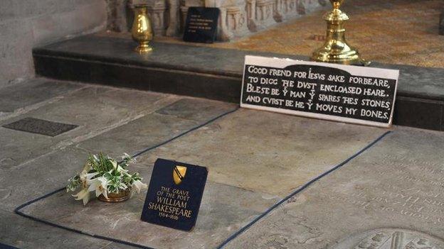 Shakespeare's grave