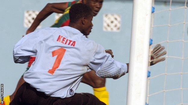 Guinea goalkeeper Abdoulaziz Keita