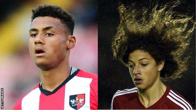 Ollie Watkins and Ethan Ampadu