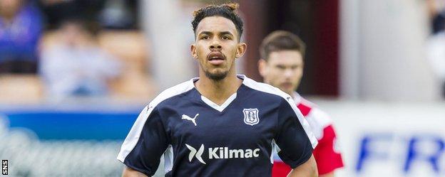 Dundee striker Phil Roberts