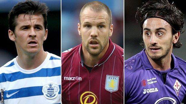 Joey Barton, Ron Vlaar and Alberto Aquilani