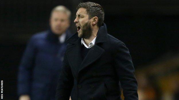 Bristol City head coach Lee Johnson