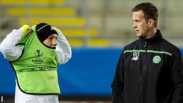 Kris Commons and Ronny Deila