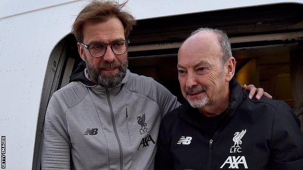 Jurgen Klopp and Peter Moore