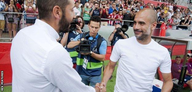 Pablo Machin & Pep Guardiola