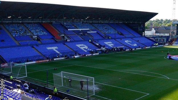 Prenton Park, home of Tranmere Rovers