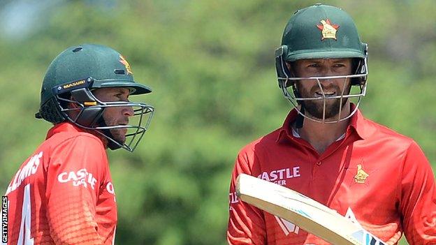 Sean Williams and Craig Ervine impressed for Zimbabwe in the final T20 on Sunday