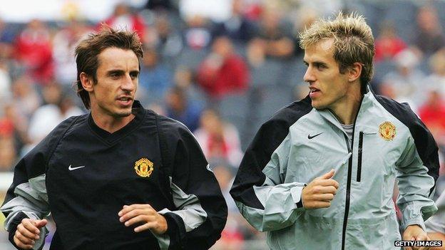 Gary and Phil Neville